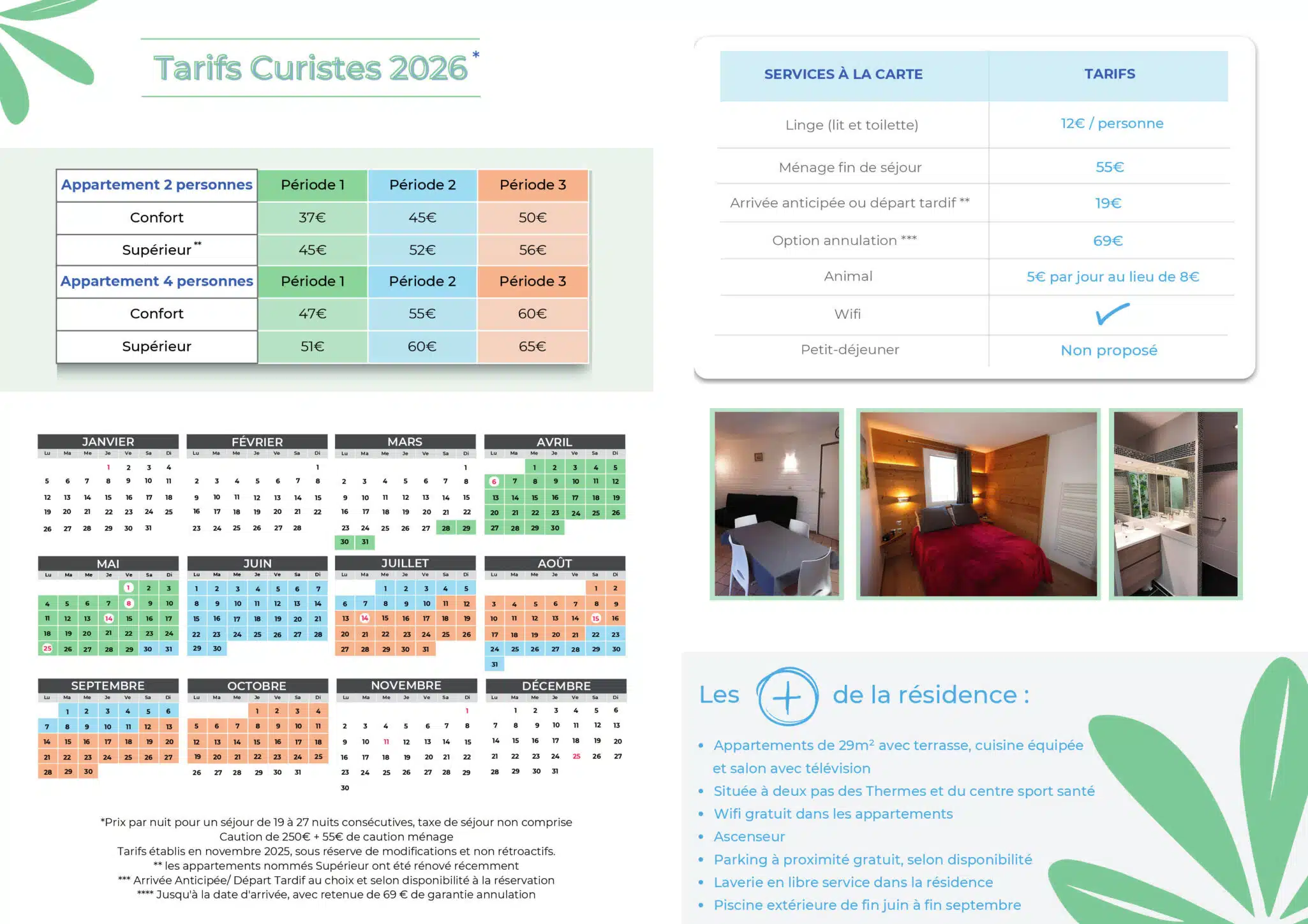 Brochure curistes - 2026 - Les Silènes